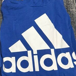 Adidas Royal Blue Sweatshirt with White Emblem